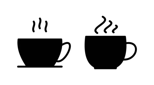 カップコーヒーアイコンベクトル コーヒーカップのアイコン マグカップ — ストックベクタ