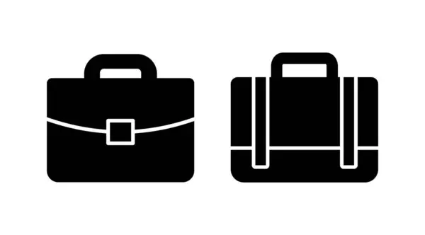 Aktenkoffer Symbol Vektor Portfolio Vektor Symbol Koffersymbol — Stockvektor