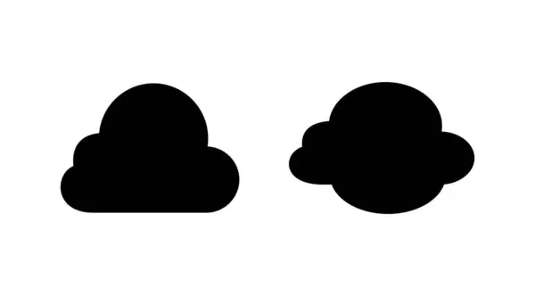 Vetor Ícone Nuvem Dados Nuvem Serviços Nuvem — Vetor de Stock