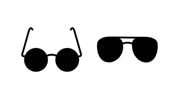 メガネのアイコンベクトル アイグラスのアイコン サングラス — ストックベクタ
