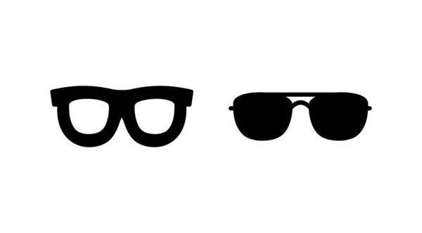 メガネのアイコンベクトル アイグラスのアイコン サングラス — ストックベクタ