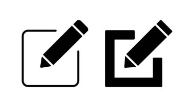 Simge vektörünü düzenle. Belge imza ve sembolünü düzenle. kalem