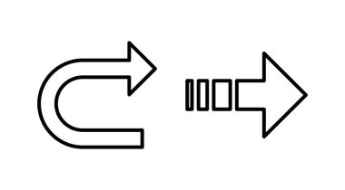 Ok simgesi. Ok sembolü. Web tasarımınız için ok simgesi.