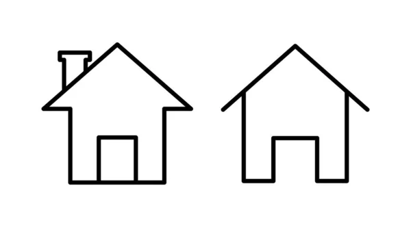 Vecteur Icône Maison Icône Vectorielle Maison — Image vectorielle