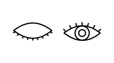 Göz simgesini. Göz ve görme simgesi. Göz vektör simgesi