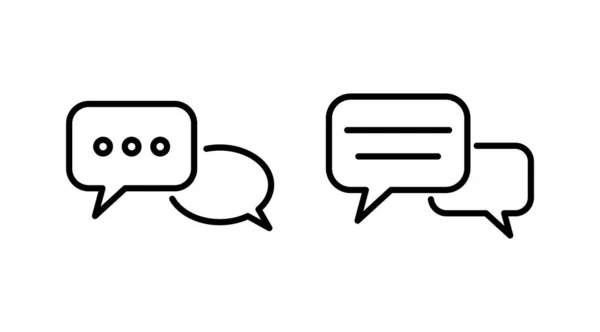 stock vector Chat icon vector. Chat Icon in trendy flat style isolated. Speech bubble symbol