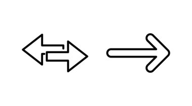 Ok simgesi. Ok sembolü. Web tasarımınız için ok simgesi.