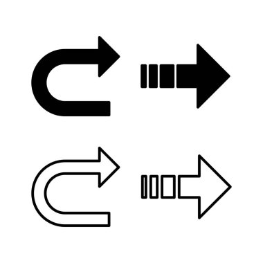 Ok simgesi. Ok sembolü. Web tasarımınız için ok simgesi.
