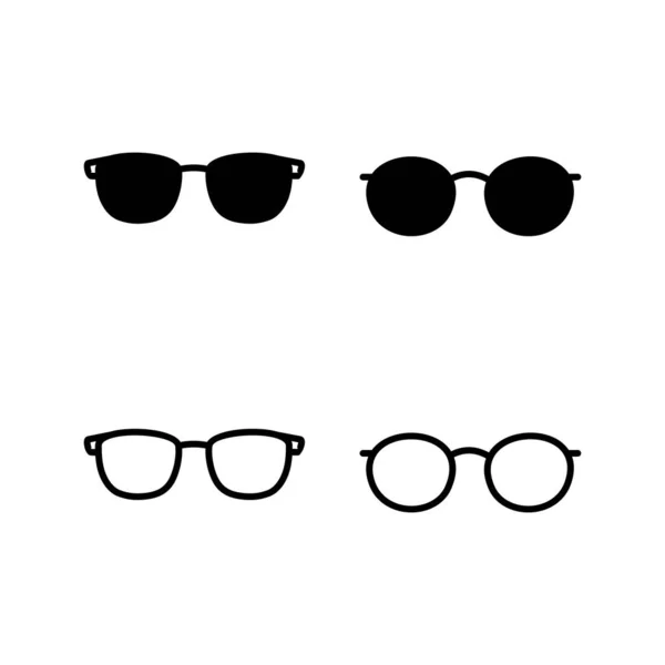 Icono Gafas Vector Icono Gafas Ojo Gafas Sol — Vector de stock