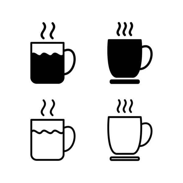 Κύπελλο Εικονίδιο Καφέ Διάνυσμα Εικονίδιο Φλιτζάνι Καφέ Κούπα — Διανυσματικό Αρχείο