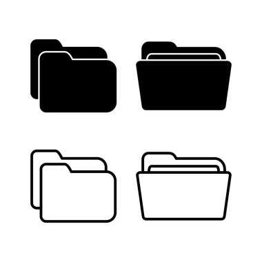 Dizin simgesi vektörü. belge dizin simgesi