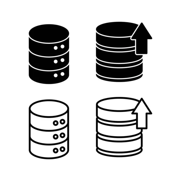 Datenbanksymbolvektor Server Symbol Lagerung — Stockvektor