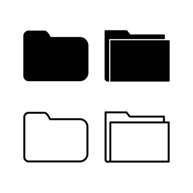 Dizin simgesi vektörü. belge dizin simgesi