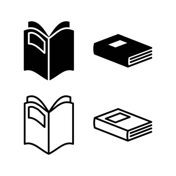 Buch Icon Vektor Buch Vektor Symbol Öffnen — Stockvektor
