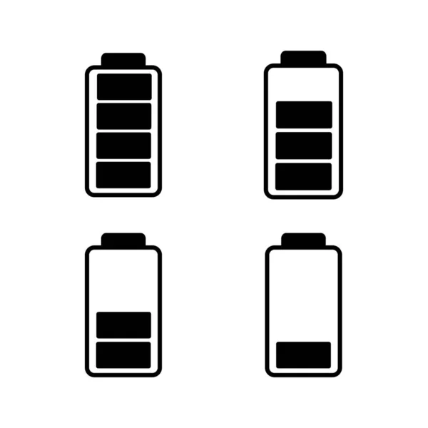 Akku Symbol Vektor Symbol Für Batterieladung — Stockvektor