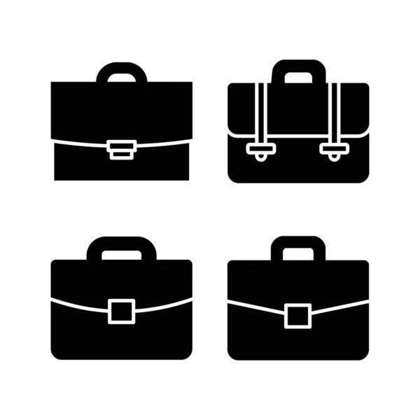 Briefcase Icon Vector 포트폴리오 아이콘 여행용 아이콘 — 스톡 벡터