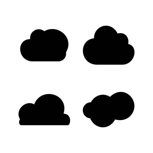 Vetor Ícone Nuvem Dados Nuvem Serviços Nuvem — Vetor de Stock