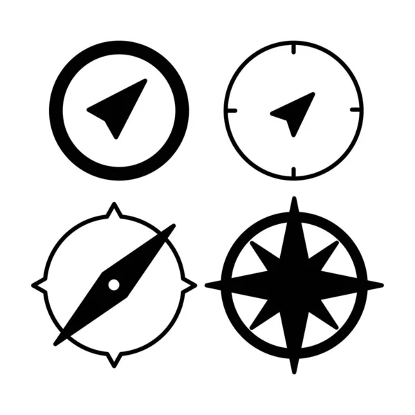 Kompassvektor Navigeringsikon — Stock vektor