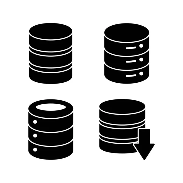 Database Icon Vector Server Icon Storage — Stock Vector