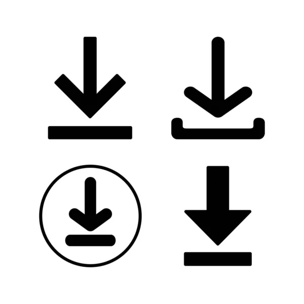 Télécharger Icône Vecteur Téléchargement Icône Vectorielle — Image vectorielle