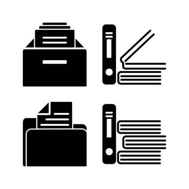 Simge vektörünü arşivle. arşiv ikonu vektörü. dizin simgesi.