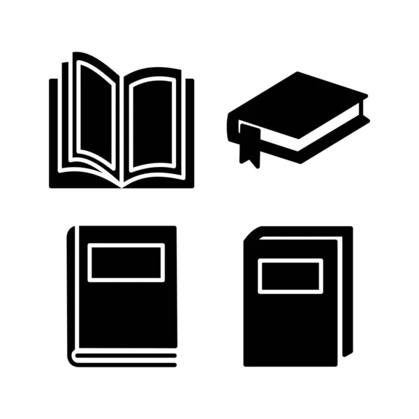 Вектор Иконок Книги Значок Открытого Вектора Книги — стоковый вектор