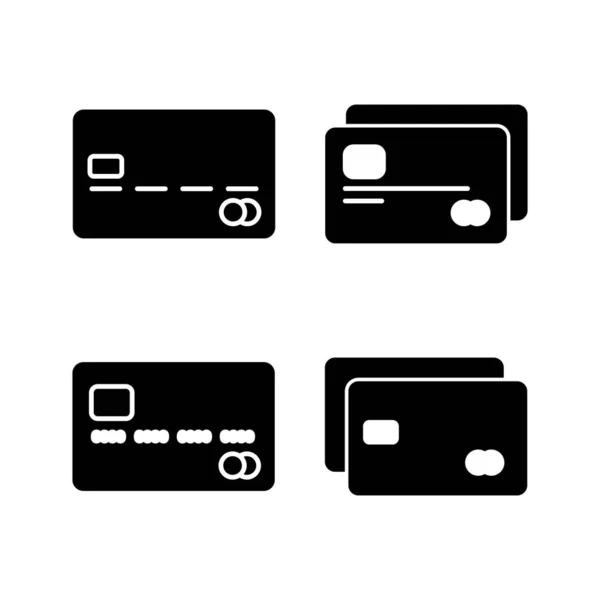 Kreditkarten Icon Vektor Zahlungssymbol Abbuchungssymbol — Stockvektor