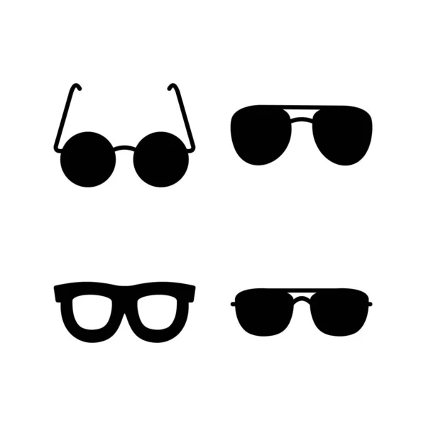 Wektor Ikony Okularów Ikona Okularów Okulary Przeciwsłoneczne — Wektor stockowy