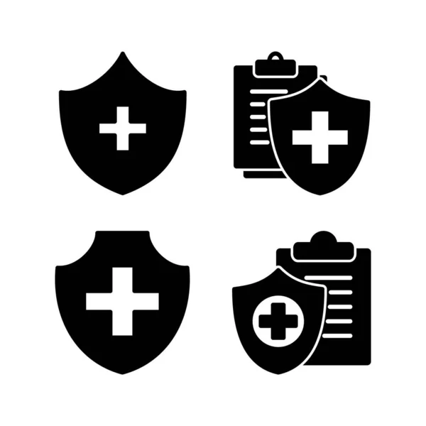 Sjukförsäkring Ikon Vektor Ikonen För Sjukförsäkring — Stock vektor