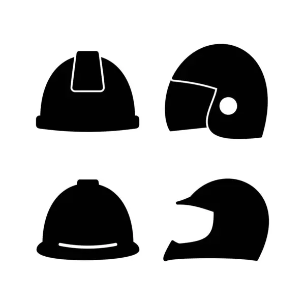 Helmet Icon Vector Safety Helmet Icon — Stock Vector