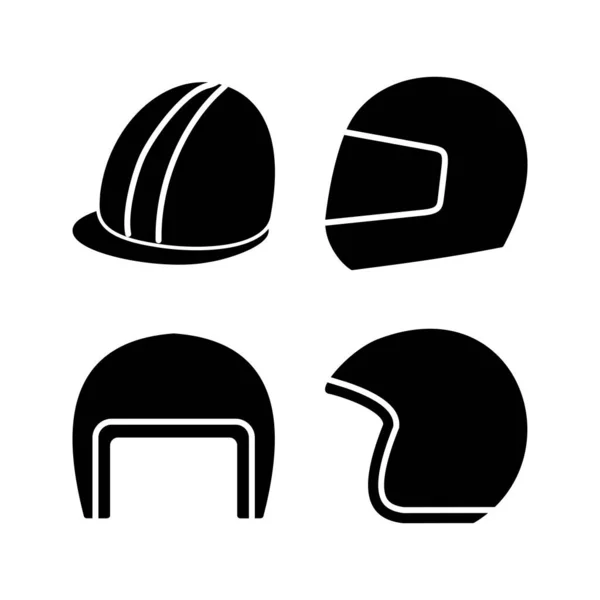 ヘルメットアイコンベクトル 安全ヘルメットアイコン — ストックベクタ