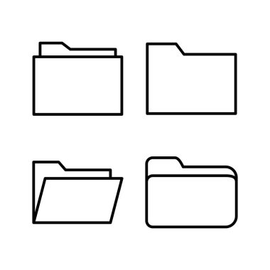 Dizin simgesi vektörü. belge dizin simgesi