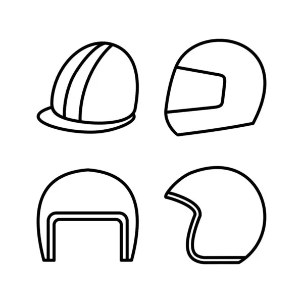 Вектор Значка Шлема Значок Шлема Безопасности — стоковый вектор