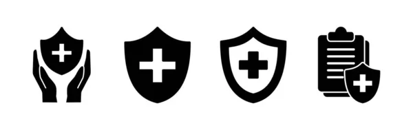 Health Insurance Icon Vector Medical Insurance Icon — Stock Vector