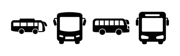 Busz Ikon Vektor Busz Vektor Ikon — Stock Vector