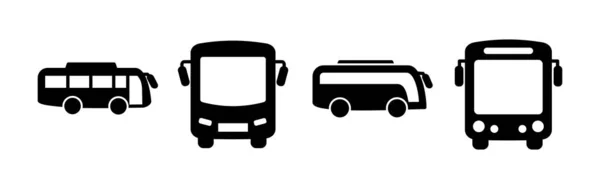 Bus Icoon Vector Pictogram Voor Busvector — Stockvector