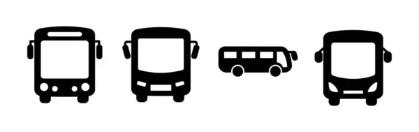 Вектор Значка Автобуса Значок Вектора Шины — стоковый вектор