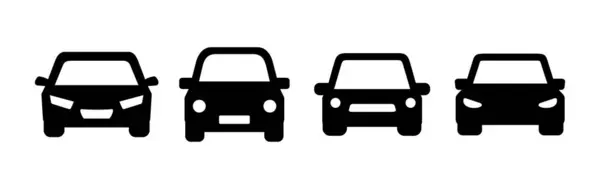 Auto Symbol Vektor Autoschild Limousine — Stockvektor