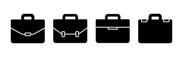 Briefcase Icon Vector 포트폴리오 아이콘 여행용 아이콘 — 스톡 벡터