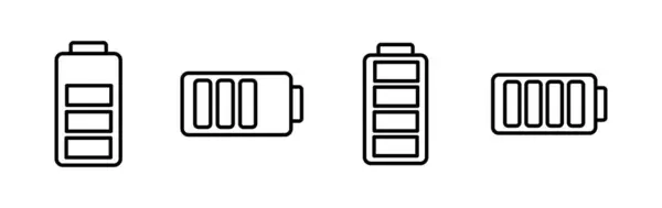 stock vector Battery icon vector. Battery charge indicator icon.