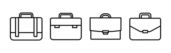 Briefcase Icon Vector Portfolio Vector Icon Suitcase Icon — Stock Vector