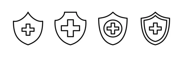 Health Insurance Icon Vector Medical Insurance Icon — Stock Vector