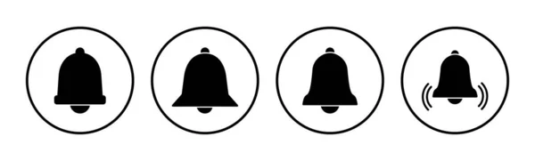 Bell Icon Διάνυσμα Μοντέρνο Επίπεδο Στυλ Απομονωμένο Σχέδιο Ιστοσελίδας Συμβόλων — Διανυσματικό Αρχείο