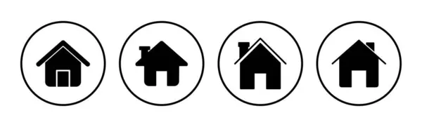 Home Icon Vector House Vector Icon — Stock Vector