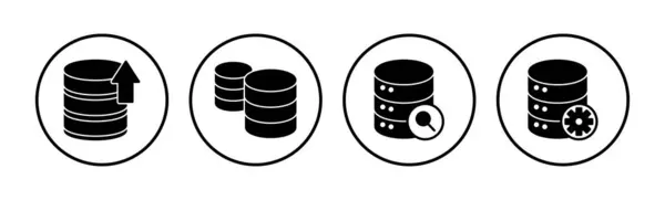 Database Icon Vector Server Icon Storage — Stock Vector