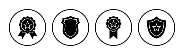 Badge Icon Vector Badge Label Icon Stamp Icon Vector — Stock Vector