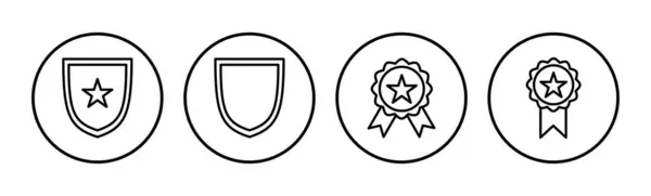 Icône Badge Vecteur Icône Étiquette Badge Vecteur Icône Timbre — Image vectorielle