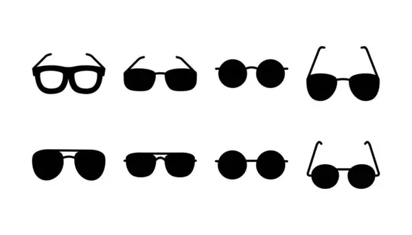 Ícone Vetor Óculos Ícone Óculos Olho Óculos Sol — Vetor de Stock