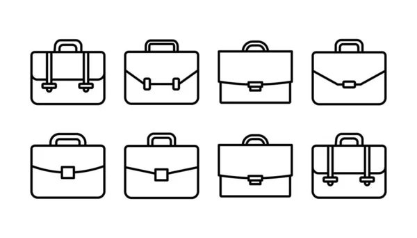 ブリーフケースアイコンベクトル ポートフォリオベクトルアイコン スーツケースのアイコン — ストックベクタ