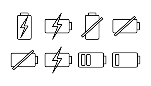 stock vector Battery icon vector. Battery charge indicator icon.